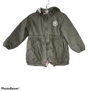 Olive Green H&M Hooded Jacket